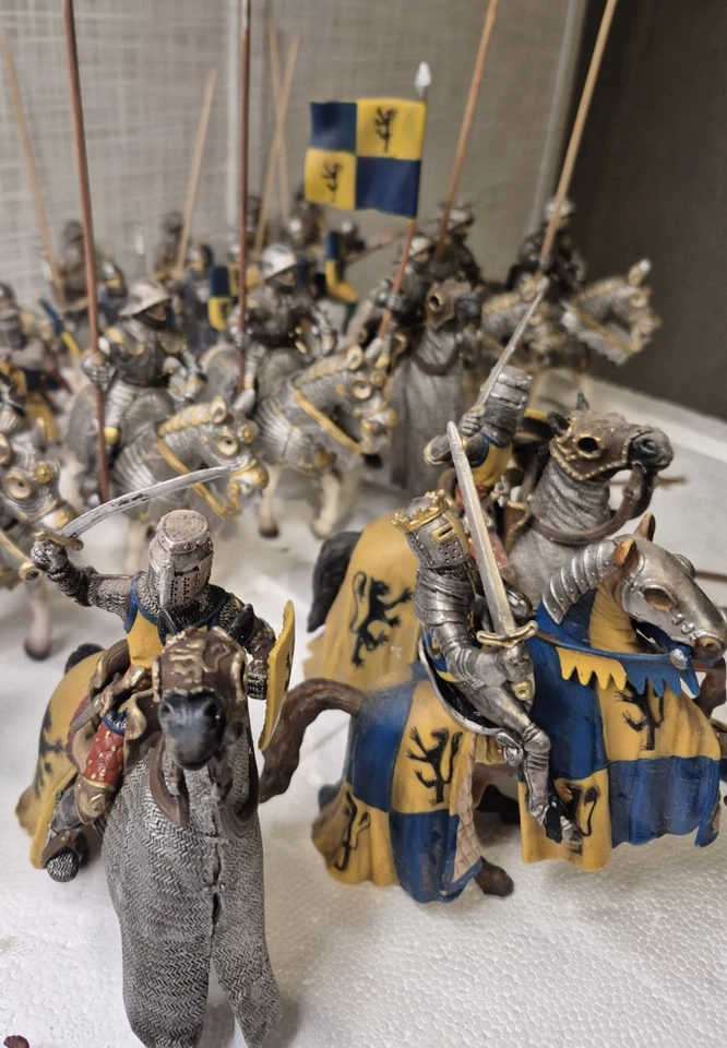 ¡Caballeros montados SCHLEICH, con figuras King X12! Lote Foto 3 de 4