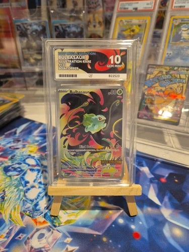 Pokémon Bulbasaur Card Mega Evolution 133/132 Stamped ACE 10