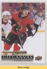 2018-19 Upper Deck UD Canvas Young Guns Max Lajoie #C97 READ ds4