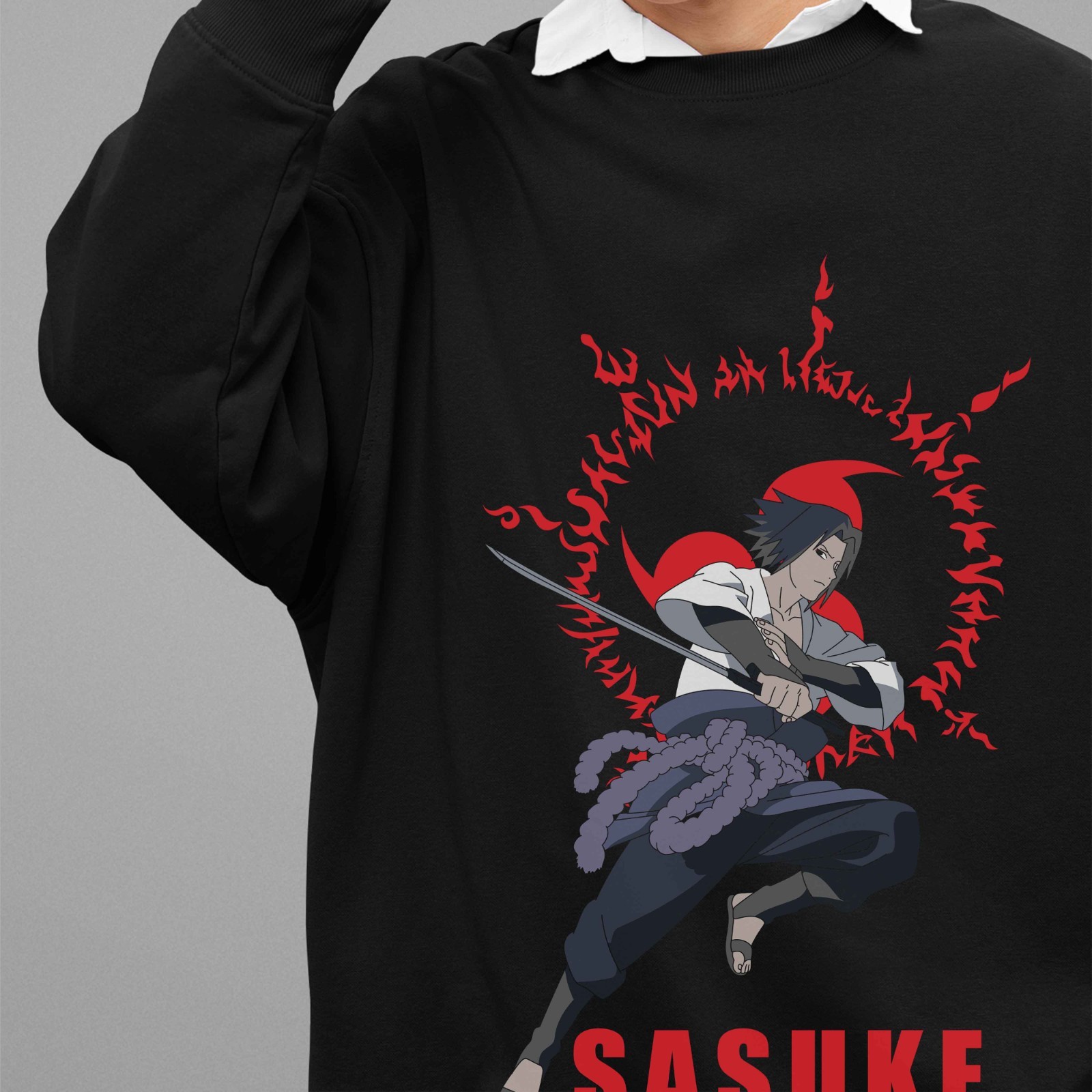 Sudadera Naruto Anime Sasuke Suéter Itachi Sudor Kakashi Dolor Unisex Pullover