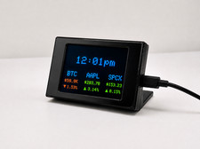 Deskticker Wifi Stock And Crypto Display Market Tracker Mini Stock Ticker