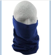 ZAN Headgear Motley Tube Blue Fleece/Spandex Multifunctional Headwear Balaclava