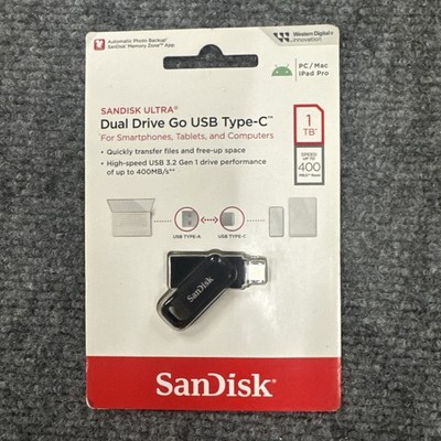 SanDisk Ultra Dual Drive Go 1TB USB Flash Drive Type-C iOS Android SDDDC3-1T00
