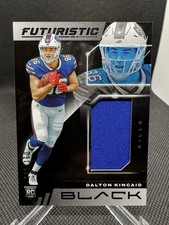 2023 Panini Black - Futuristic Rookie Dalton Kincaid Patch /150 #FUT-17 Bills