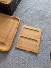NEW Smirly Cheese Board and Knife Set:16 x 13 x 2 Inch Wood Charcuterie Platter  — photo 9