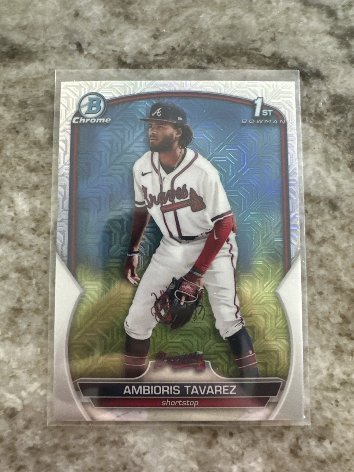 2023 Bowman - Chrome Prospects Ambioris Tavarez #BCP-33 Mojo Refractor (RC)