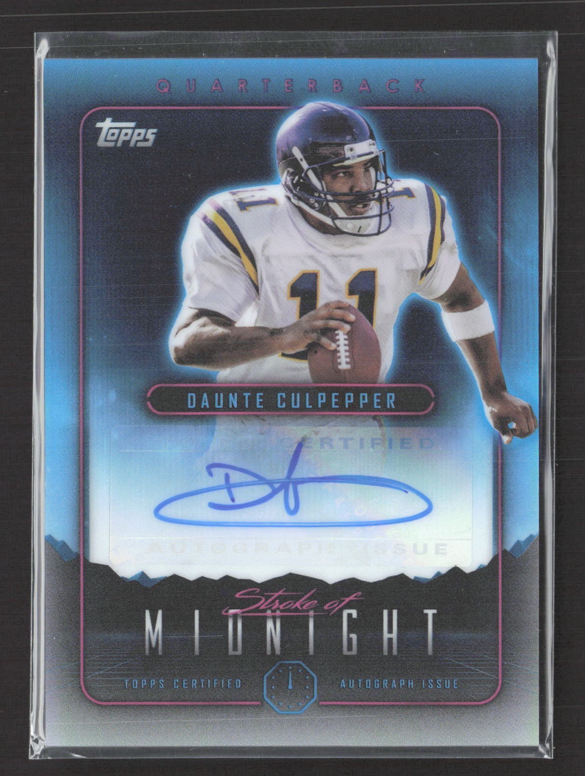 2024 Topps Midnight - Stroke of Midnight Auto Daunte Culpepper #SMA-DC