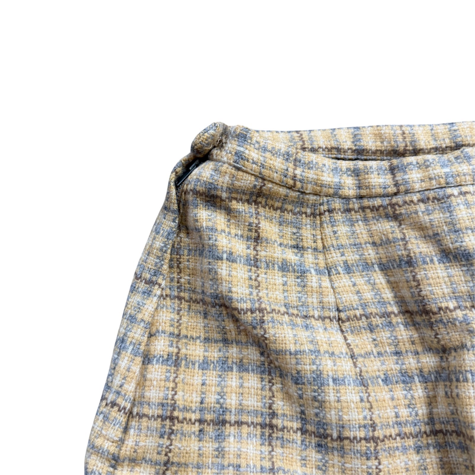 Pendleton Long Straight Midi Wool Yellow Skirt Vi… - image 3