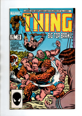 THE THING #26 Vol. 1 Marvel Comics 1985 Sleeved & Boarded
