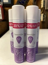 Lot Of 5 Summer's Eve Ultra Freshening Spray Talc Free