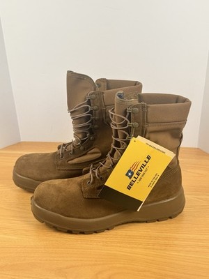 Belleville Flight Boots Men s Size 10.5R Hot Weather Steel Toe Vibram Air Force