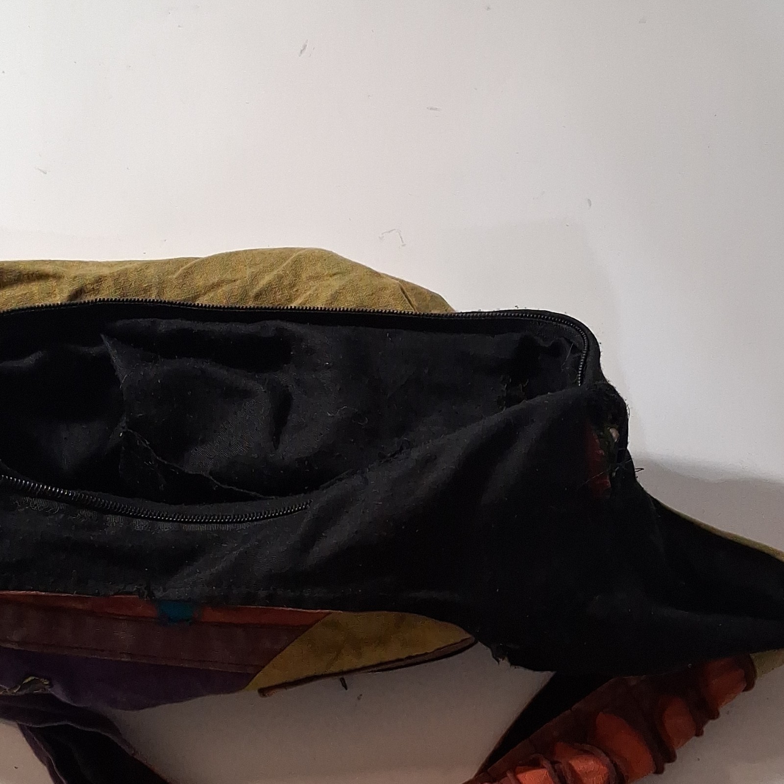 KPC Multicolor Patchwork Shoulder Bag Embroidery … - image 11