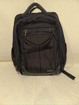 Samsonite Black Laptop Bag Backpack Perfect Fit TSA  Friendly EUC