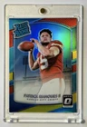 2017 Donruss Optic Patrick Mahomes II Red And Yellow Rated Rookie #177