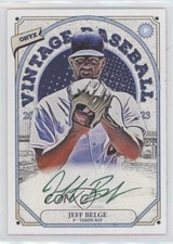 2023 Onyx Vintage Auto Green Ink /50 Jeff Belge #VABE Auto 0j81