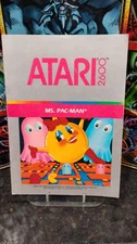 Vtg 1982 MS. PAC-MAN Atari 2600 System Game Original Instruction Booklet *ONLY*