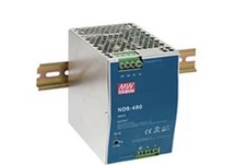 NDR-480-24; AC or DC DIN Rail Power Supply 1 Output 24V 20A