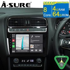4+64G 8-Core Android 15 Autoradio WiFi HiFi GPS Navigatore per VW Polo 6R 6C 2009-2018
