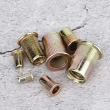 165PC Rivet Nut Kit M3/4/5/6/8/10/12 Thread Carbon Steel