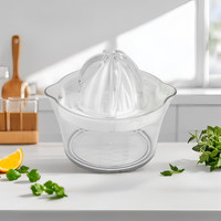 Salter 4-In-1 Citrus Juicer Non-Slip Base 2 Reamer Size Separate Egg Juice Prep