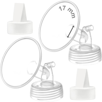 Maymom 17Mm Flange and Duckbill Valve Compatible with Spectra S1 Spectra S2 Spec