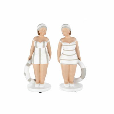 Gilde Figur Badenixe Becky 2er Set Dekofigur Dekoration Deko Kunstharz H 21 cm