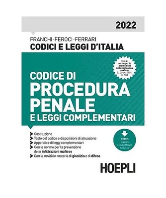 Codice Di Procedura Penale 2022