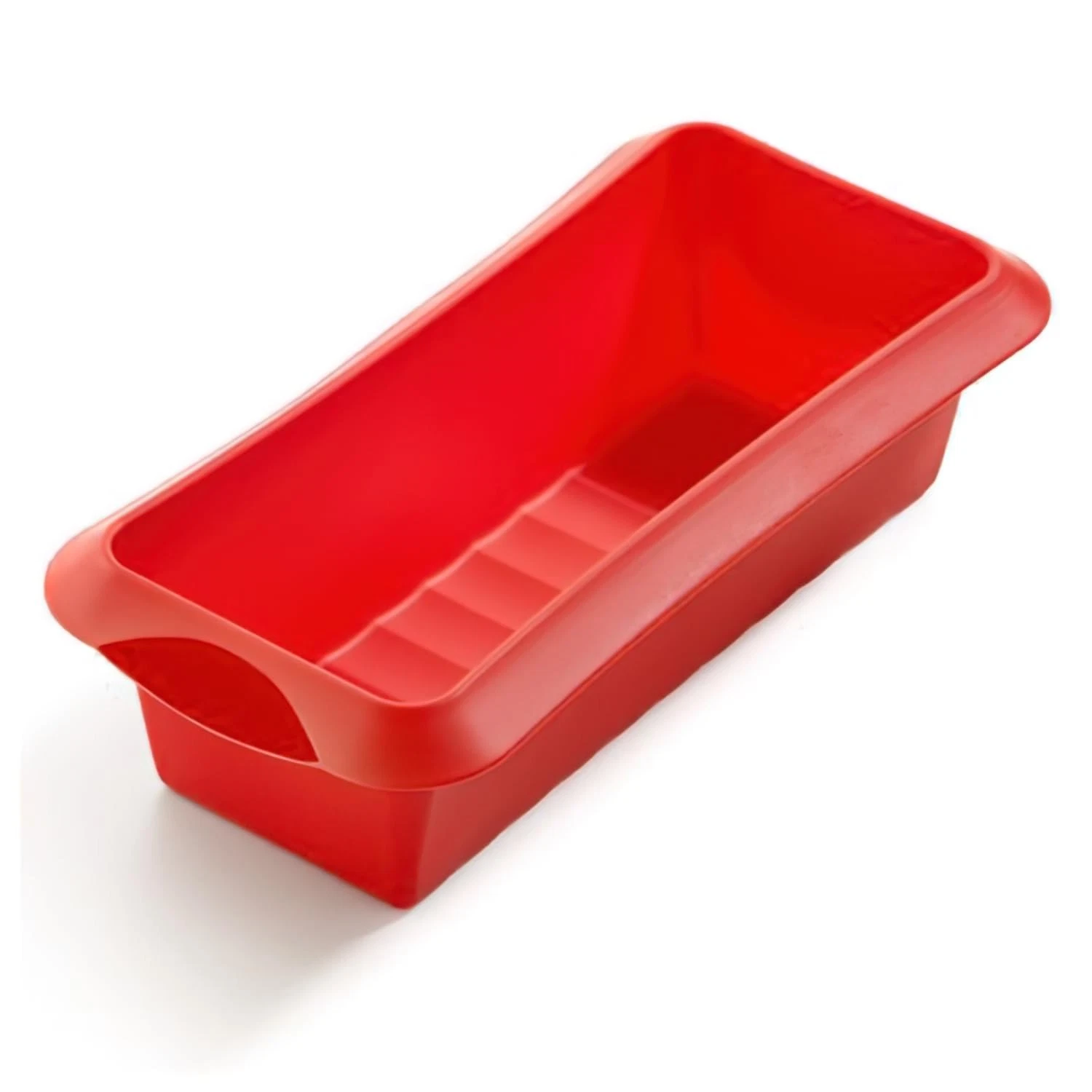 Lékué Plum Cake 9.5" Rectangular Mold - Red - 100% Platinum Silicone Non-Stic...