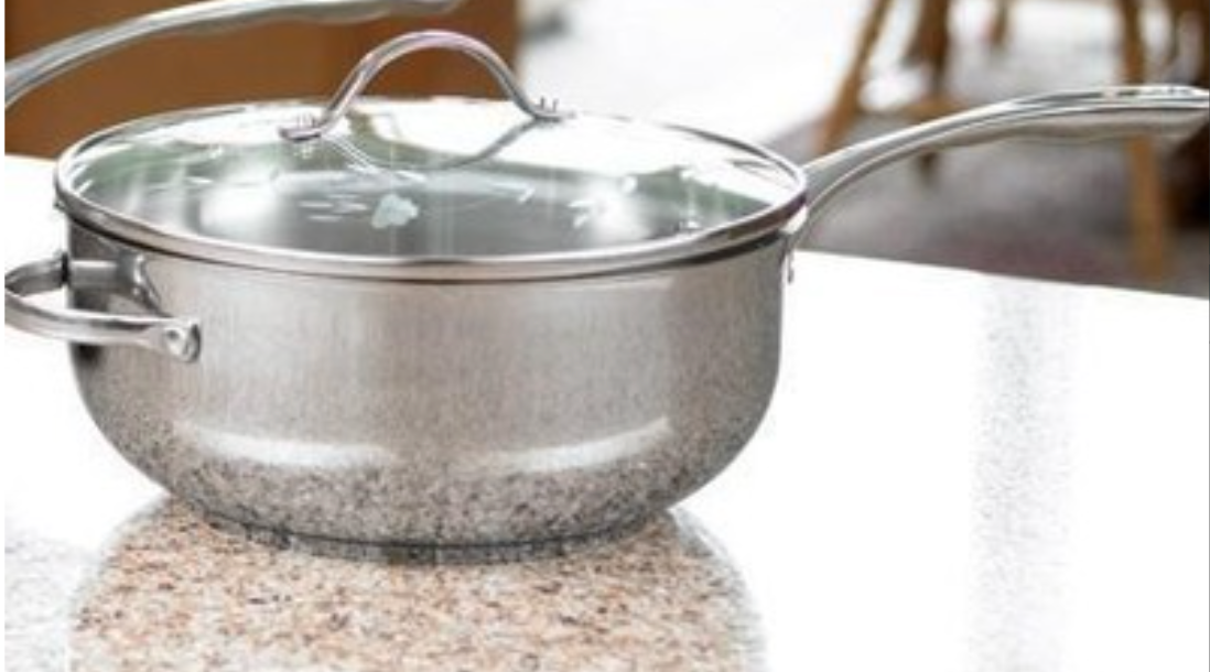 Princess House Stainless Steel Classic 4-Qt. Chef's Pan w/Lid 6399