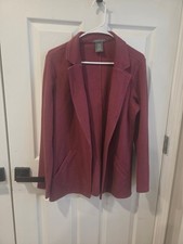 Women's Matty M Burgundy Blazer Jacket Size M