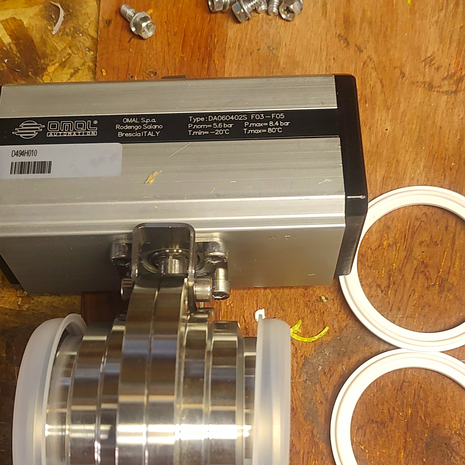 OMAL DA060402S Air-Operated Pneumatic Valve Actuator, F03-F05 With 2 1/2 Valve