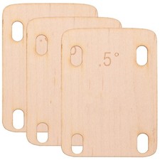  3 Pcs Electric Guitar Accessories Neck Plate Pad Acoustic Saddle Shims
