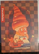 PieceRelax A5 Puzzle Journal Twinkle Twinkle Creamy Bread 329 Plastic Pieces NEW