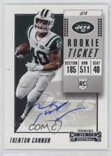 2018 Contenders Rookie Ticket/Rookie Ticket Variation Trenton Cannon Auto 0yn1