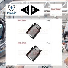 2x ORIGINAL® Quick Brake Kolben, Bremssattel Hinten für Toyota CELICA Coupe