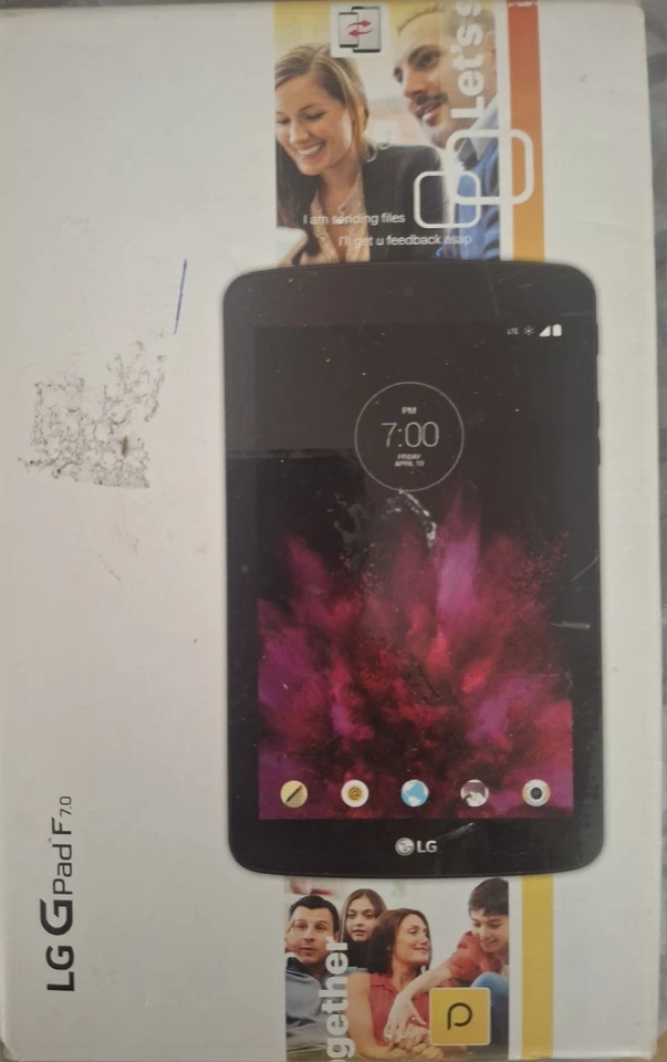 Tablet LG G Pad F 7.0" LK430 8GB Negra Sprint Foto 4 de 4