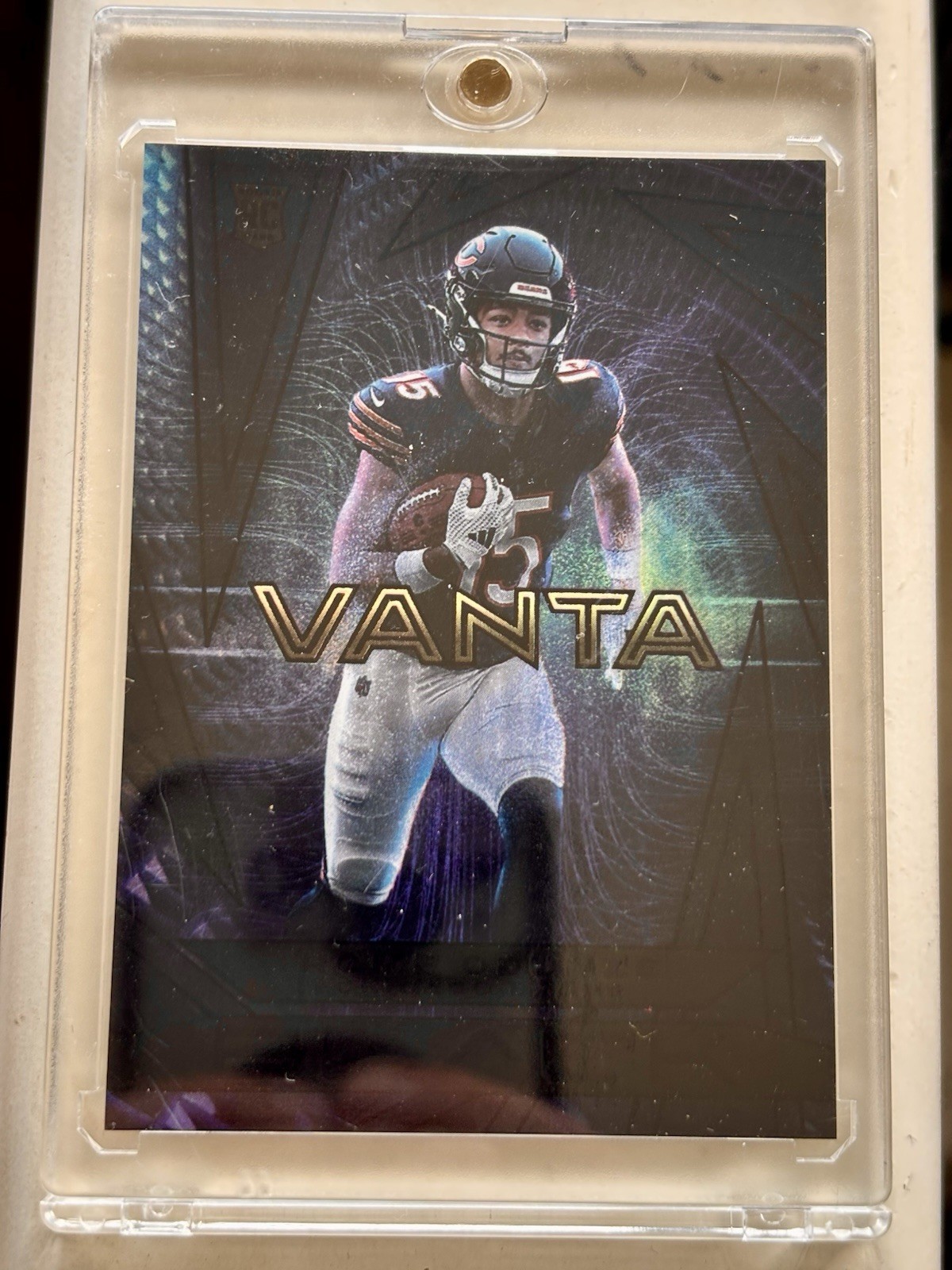 2024 Panini Black Rome Odunze RC VANTA SSP Case Hit Chicago Bears