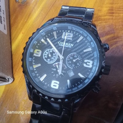 Curren Men's Quartz Wristwatch with Steel Bracelet Casual Male Needs Battery NEW