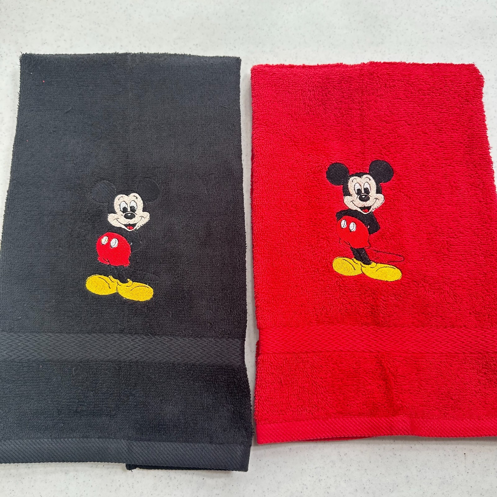 S Embroidered Hand Towel Set Cute Bathroom Decor