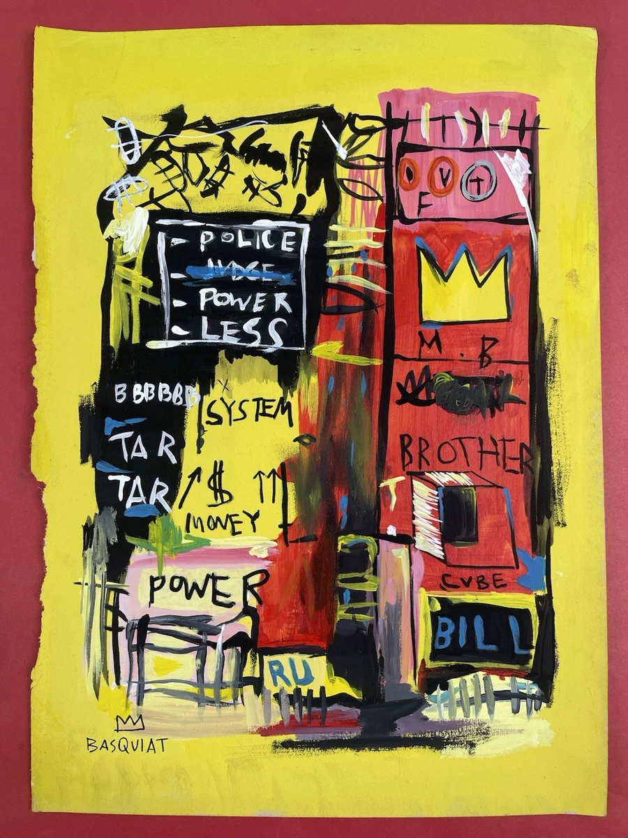 Preços baixos em Jean-Michel basquiat Pinturas de Arte Original | eBay