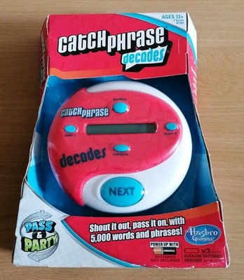 Catch Phrase DECADES Elektronisches Spiel von Hasbro / Neu Selten