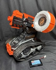 Nerf N-strike Elite Terrascout Drone Tank Drum NO Charger Untested Black Battery