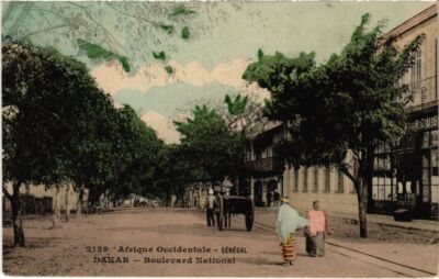 CPA AK SENEGAL Dakar - Boulevard National (1061458)