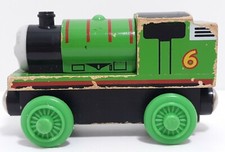 Thomas The Train Friends Wooden Railways Percy Wood Engine Car 2002