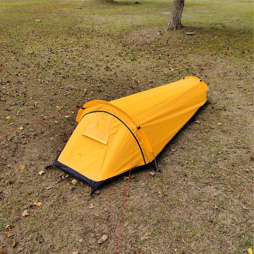 Small Bivy Tent One Man Bivvy 1 Person Solo Single Bicycle Touring Backpacking - Picture 18 of 22