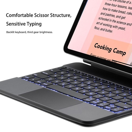 For Apple iPad Pro 13" / 11" 2024 Tough On Magnetic Keyboard Case with Trackpad - Picture 3 of 15