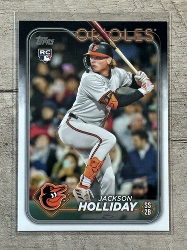 2024 Topps Series 2 Jackson Holliday SP 697 Variation Rare RC Short Print