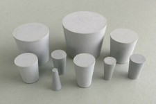 Gummistopfen Naturkautschuk Laborstopfen Verschlußstopfen konisch grau Stopfen