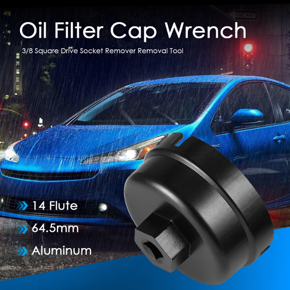 Oil Filter Cap Wrench Cup Socket Remover Tool For Toyota Lexus 64MM 14 Flutes