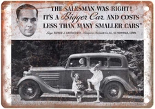 Metal Sign - 1934 Dodge Auto Ad - Vintage Look Reproduction 10033